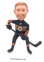 Custom Hockey player bobblehead made from photos [AM21]