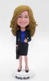 Office Lady custom bobblehead Excellent Employee Rewards
