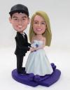 Custom wedding bobbleheads cake toppers Custom wedding bobbleheads cake toppers