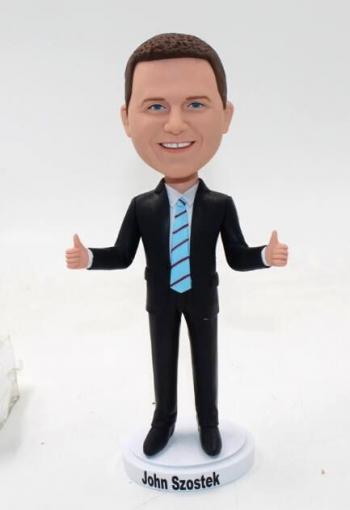 Custom Bobblehead businessman Top Salesman Awards