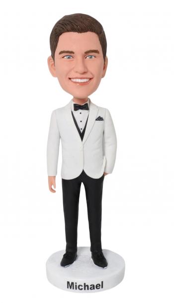 Custom groom bobblehead Bachelor Party gift
