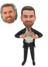 Custom bobblehead company gift super CEO